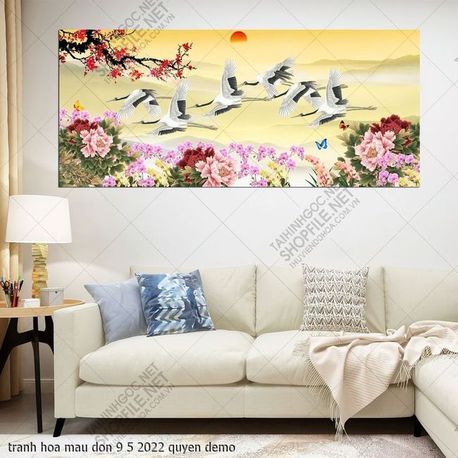 tranh hoa mau don 9 5 2022 quyen